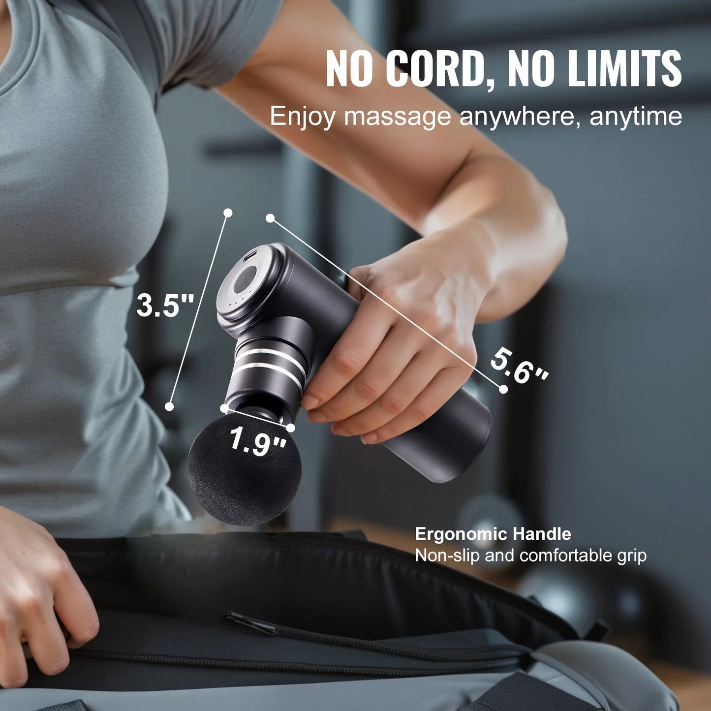 Deep Tissue Massage Gun With Attachments