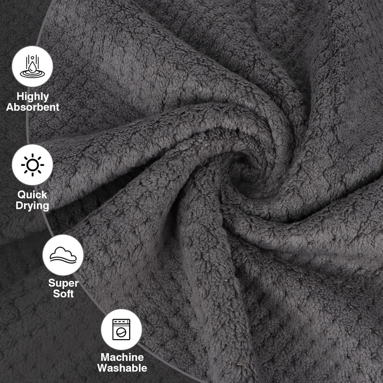 Premium Microfiber Gym Towels - 6 Pack 