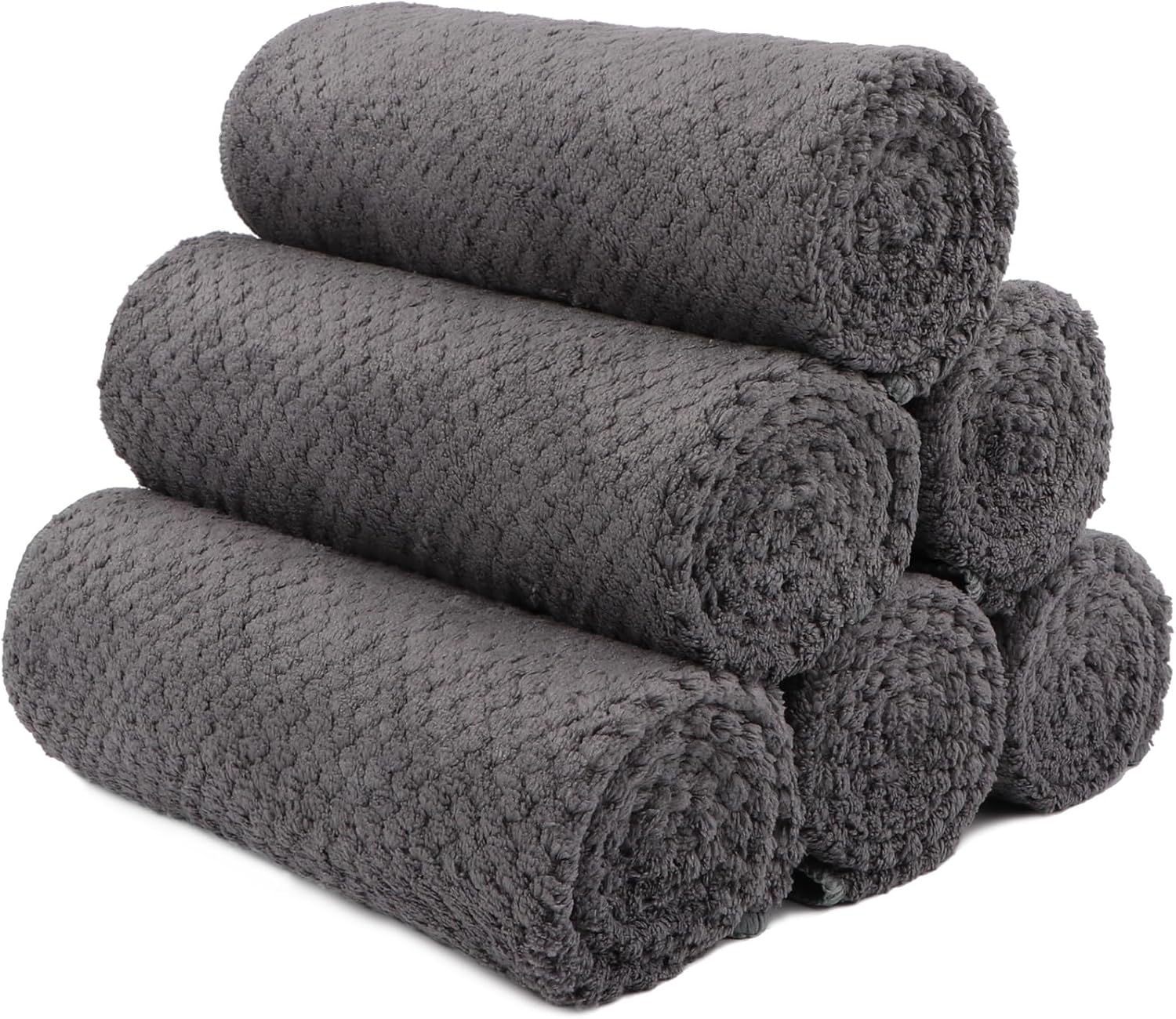 Premium Microfiber Gym Towels - 6 Pack 