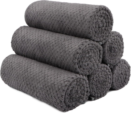 Premium Microfiber Gym Towels - 6 Pack 
